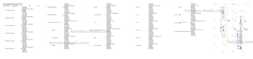 Komatsu pc4000-11 08279 Parts catalog cover Page 3
