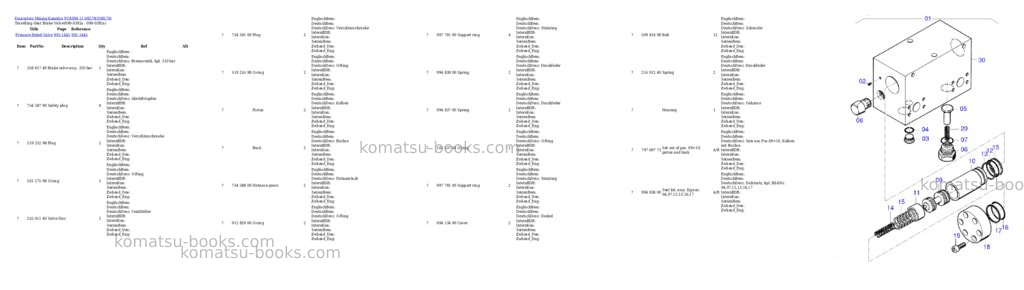 Komatsu pc4000-11 08279 Parts catalog cover Page 5