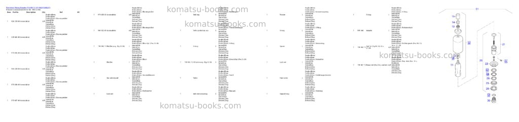 Komatsu PC4000-11 S/N 08287 Parts catalog cover Page 3 Komatsu PC4000-11 S/N 08287 Parts catalog cover Page 3