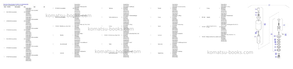 Komatsu PC4000-11 S/N 08288 Parts catalog cover Page 3 Komatsu PC4000-11 S/N 08288 Parts catalog cover Page 3