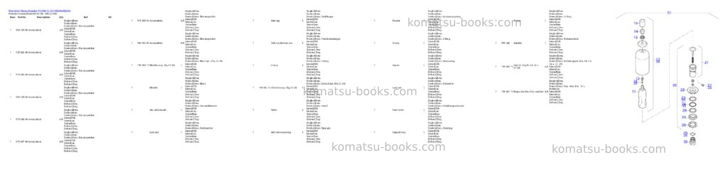 Komatsu PC4000-11 S/N 08289 Parts catalog cover Page 3 Komatsu PC4000-11 S/N 08289 Parts catalog cover Page 3