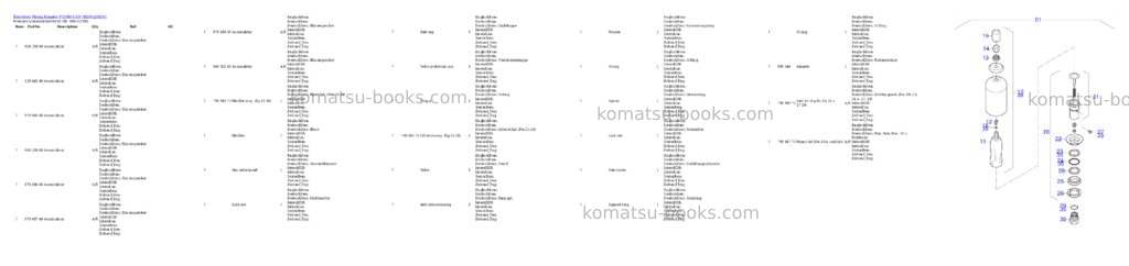 Komatsu PC4000-6 S/N 08291 Parts catalog cover Page 3 Komatsu PC4000-6 S/N 08291 Parts catalog cover Page 3