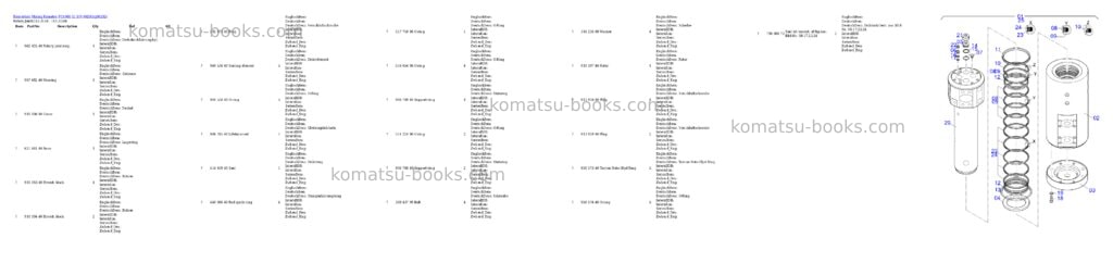 Komatsu PC4000-11 S/N 08292 Parts catalog cover Page 10 Komatsu PC4000-11 S/N 08292 Parts catalog cover Page 10