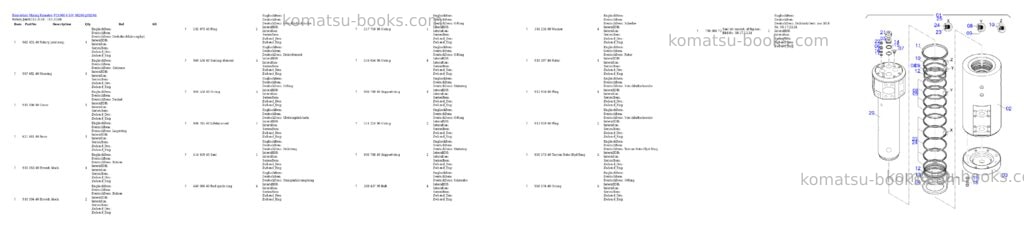 Komatsu PC4000-6 S/N 08294 Parts catalog cover Page 10