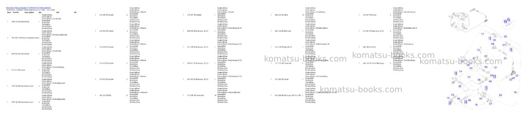 Komatsu PC4000-6E S/N 08295 Parts catalog cover Page 7 Komatsu PC4000-6E S/N 08295 Parts catalog cover Page 7