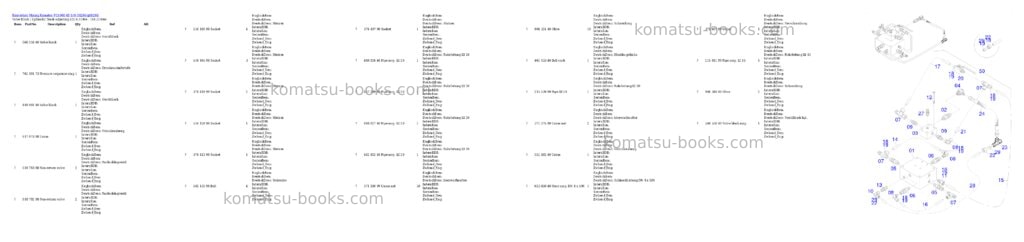 Komatsu PC4000-6E S/N 08296 Parts catalog cover Page 7 Komatsu PC4000-6E S/N 08296 Parts catalog cover Page 7