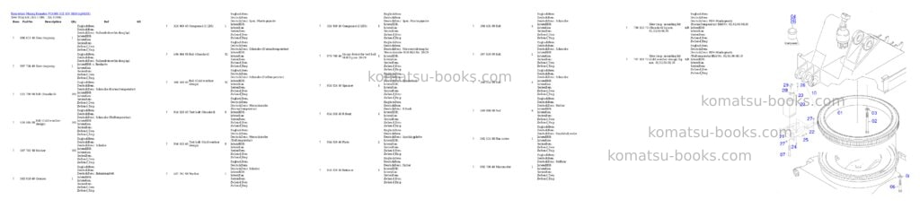 Komatsu PC4000-11E S/N 08301 Parts catalog cover Page 9 Komatsu PC4000-11E S/N 08301 Parts catalog cover Page 9