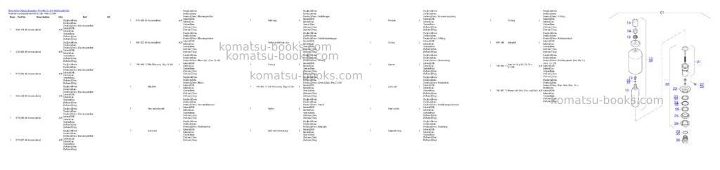 Komatsu PC4000-11 S/N 08302 Parts catalog cover Page 3