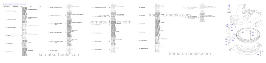 Komatsu PC4000-11E S/N 08303 Parts catalog cover Page 9 Komatsu PC4000-11E S/N 08303 Parts catalog cover Page 9