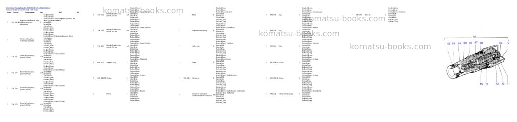 Komatsu pc8000-1e s/n 12022 Parts catalog cover Komatsu pc8000-1e s/n 12022 Parts catalog cover