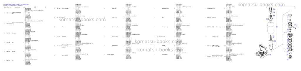 Komatsu pc8000-1e s/n 12022 Parts catalog cover Page 2 Komatsu pc8000-1e s/n 12022 Parts catalog cover Page 2