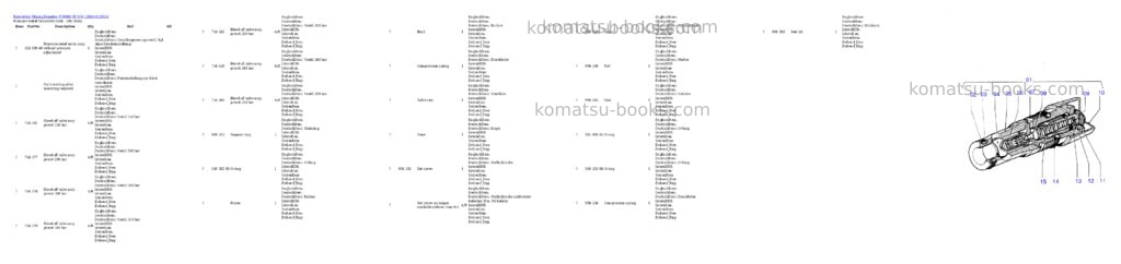 Komatsu pc8000-1e s/n 12024 Parts catalog cover Komatsu pc8000-1e s/n 12024 Parts catalog cover
