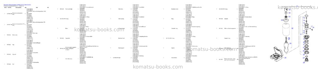Komatsu pc8000-1e s/n 12024 Parts catalog cover Page 2 Komatsu pc8000-1e s/n 12024 Parts catalog cover Page 2