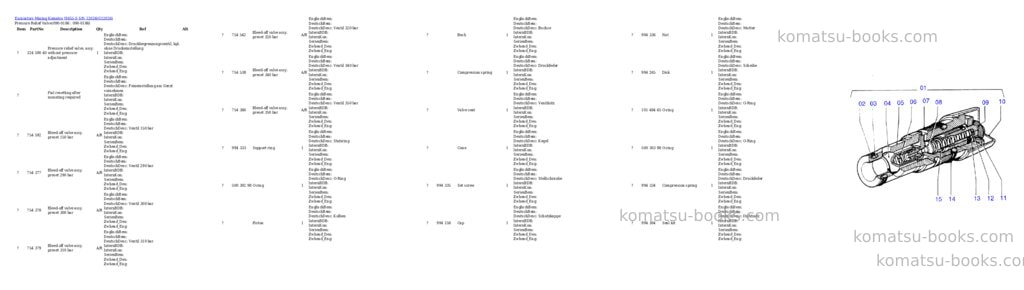 Komatsu h655-s s/n 12026 Parts catalog cover Page 3 Komatsu h655-s s/n 12026 Parts catalog cover Page 3
