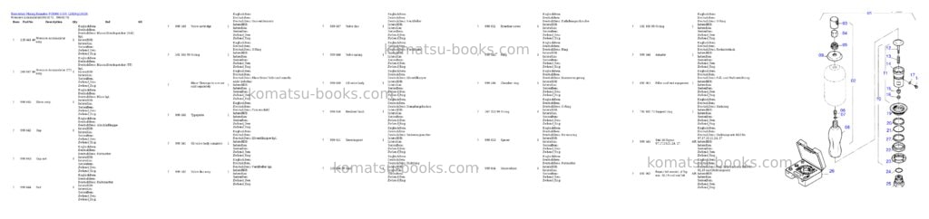 Komatsu pc8000-1 s/n 12029 Parts catalog cover Page 4 Komatsu pc8000-1 s/n 12029 Parts catalog cover Page 4