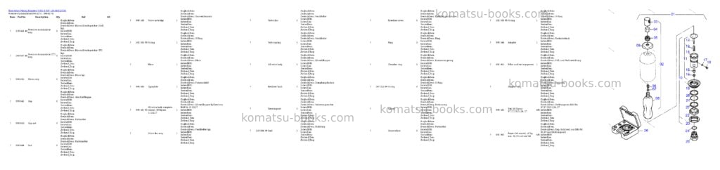 Komatsu h655-s s/n 12034 Parts catalog cover Page 4 Komatsu h655-s s/n 12034 Parts catalog cover Page 4