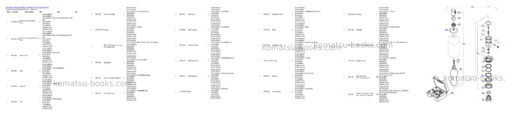 Komatsu pc8000-1e s/n 12036 Parts catalog cover Page 2 Komatsu pc8000-1e s/n 12036 Parts catalog cover Page 2