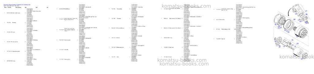 Komatsu pc8000-6e s/n 12038 Parts catalog cover Page 10 Komatsu pc8000-6e s/n 12038 Parts catalog cover Page 10