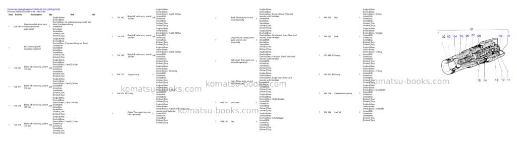 Komatsu pc8000-6e s/n 12039 Parts catalog cover Komatsu pc8000-6e s/n 12039 Parts catalog cover