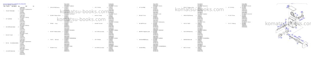 Komatsu pc8000-6e s/n 12039 Parts catalog cover Page 7 Komatsu pc8000-6e s/n 12039 Parts catalog cover Page 7