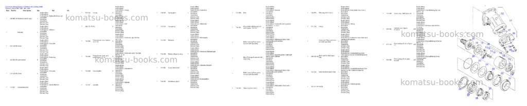 Komatsu pc8000-6 s/n 12040 Parts catalog cover Page 10 Komatsu pc8000-6 s/n 12040 Parts catalog cover Page 10