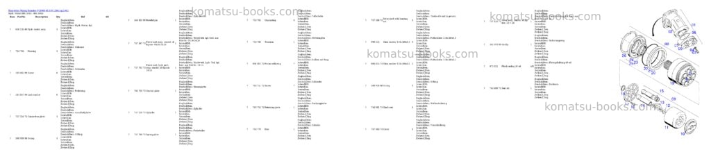 Komatsu pc8000-6e s/n 12041 Parts catalog cover Page 10 Komatsu pc8000-6e s/n 12041 Parts catalog cover Page 10