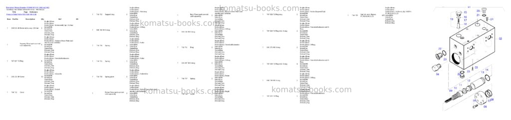 Komatsu pc8000-6e s/n 12042 Parts catalog cover Page 6 Komatsu pc8000-6e s/n 12042 Parts catalog cover Page 6
