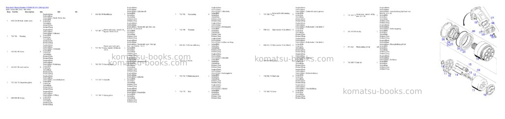 Komatsu pc8000-6e s/n 12043 Parts catalog cover Page 10