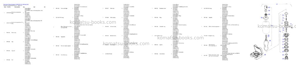 Komatsu pc8000-6e s/n 12043 Parts catalog cover Page 2