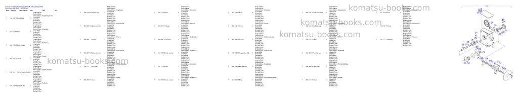 Komatsu pc8000-6e s/n 12043 Parts catalog cover Page 7