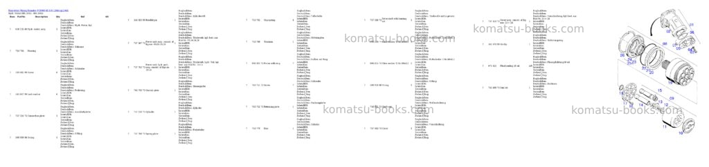 Komatsu pc8000-6e s/n 12044 Parts catalog cover Page 10 Komatsu pc8000-6e s/n 12044 Parts catalog cover Page 10