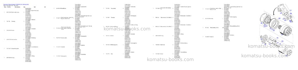 Komatsu pc8000-6e s/n 12045 Parts catalog cover Page 10 Komatsu pc8000-6e s/n 12045 Parts catalog cover Page 10