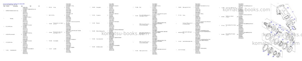 Komatsu pc8000-6 s/n 12046 Parts catalog cover Page 10 Komatsu pc8000-6 s/n 12046 Parts catalog cover Page 10