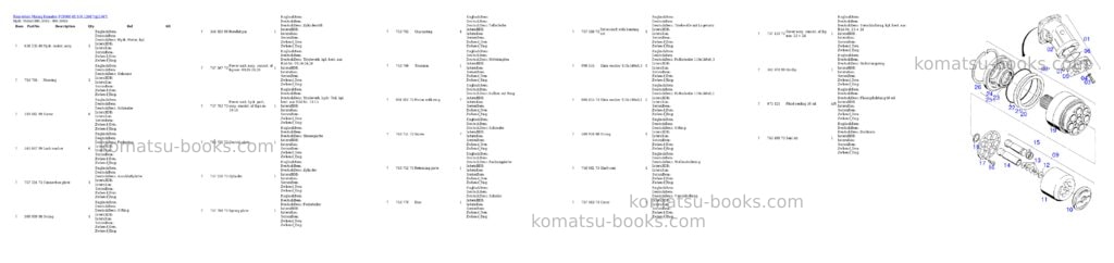 Komatsu pc8000-6e s/n 12047 Parts catalog cover Page 10 Komatsu pc8000-6e s/n 12047 Parts catalog cover Page 10