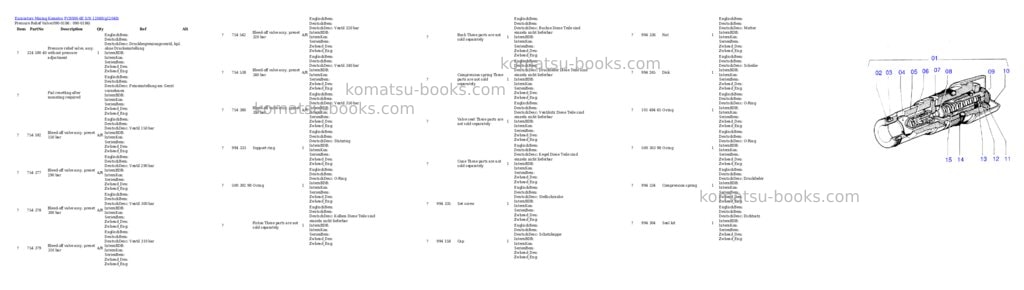 Komatsu pc8000-6e s/n 12048 Parts catalog cover Komatsu pc8000-6e s/n 12048 Parts catalog cover
