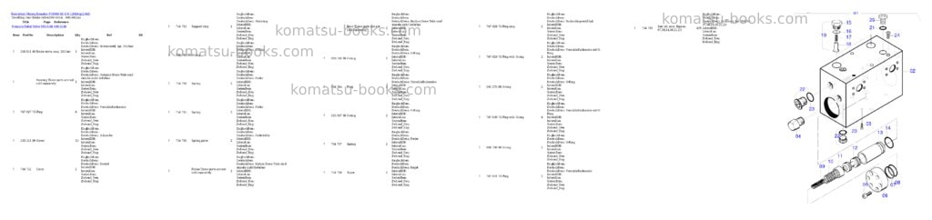 Komatsu pc8000-6e s/n 12048 Parts catalog cover Page 6 Komatsu pc8000-6e s/n 12048 Parts catalog cover Page 6
