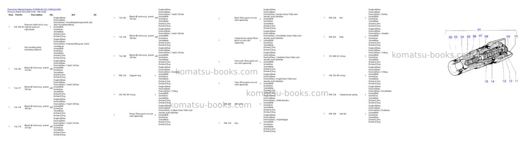 Komatsu pc8000-6e s/n 12049 Parts catalog cover Komatsu pc8000-6e s/n 12049 Parts catalog cover