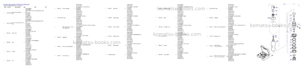 Komatsu pc8000-6e s/n 12049 Parts catalog cover Page 2 Komatsu pc8000-6e s/n 12049 Parts catalog cover Page 2