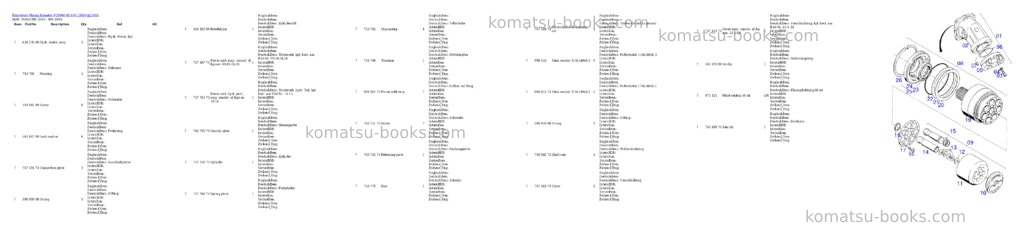 Komatsu pc8000-6e s/n 12050 Parts catalog cover Page 9 Komatsu pc8000-6e s/n 12050 Parts catalog cover Page 9