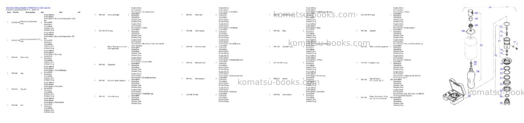 Komatsu pc8000-6e s/n 12051 Parts catalog cover Page 2 Komatsu pc8000-6e s/n 12051 Parts catalog cover Page 2