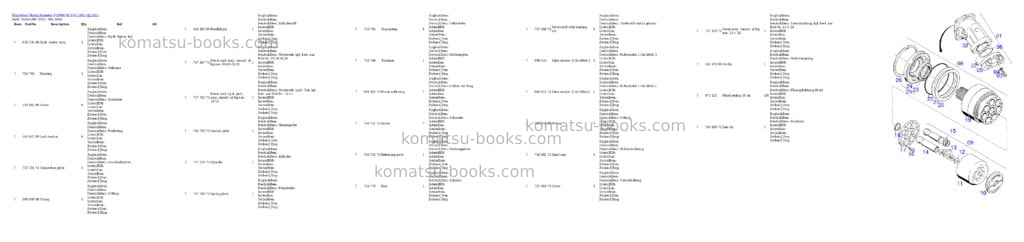 Komatsu pc8000-6e s/n 12051 Parts catalog cover Page 9 Komatsu pc8000-6e s/n 12051 Parts catalog cover Page 9