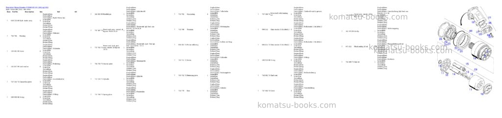 Komatsu pc8000-6e s/n 12052 Parts catalog cover Page 9 Komatsu pc8000-6e s/n 12052 Parts catalog cover Page 9