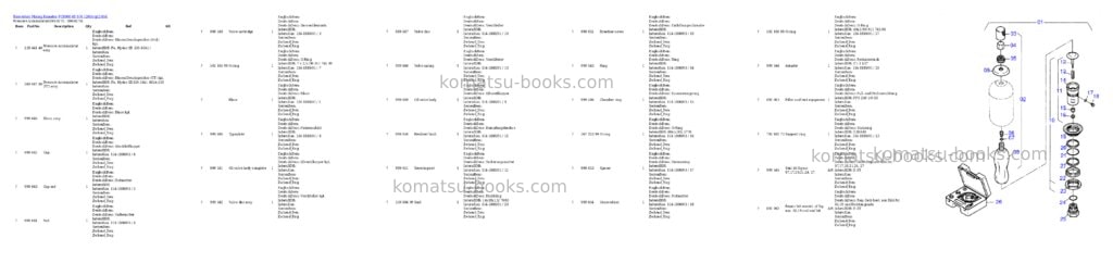 Komatsu pc8000-6e s/n 12054 Parts catalog cover Page 2 Komatsu pc8000-6e s/n 12054 Parts catalog cover Page 2