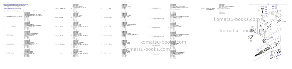 Komatsu pc8000-6e s/n 12054 Parts catalog cover Page 6 Komatsu pc8000-6e s/n 12054 Parts catalog cover Page 6