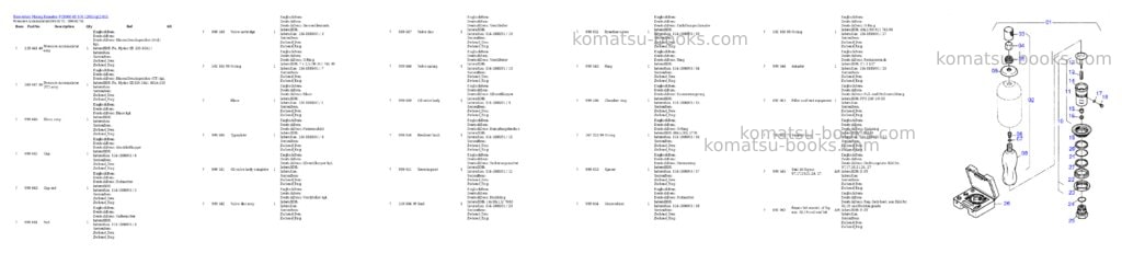 Komatsu pc8000-6e s/n 12055 Parts catalog cover Page 2 Komatsu pc8000-6e s/n 12055 Parts catalog cover Page 2