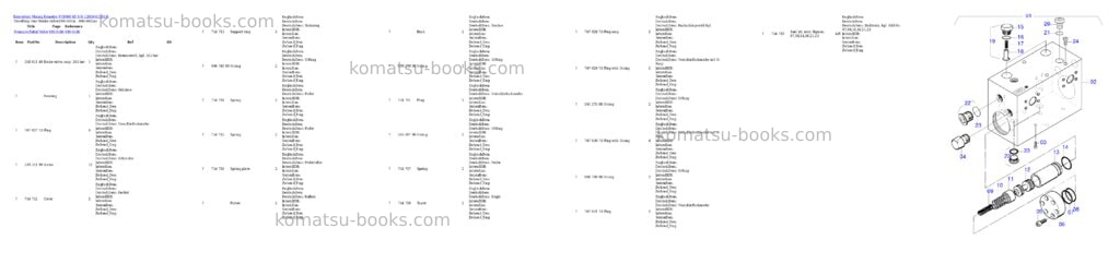 Komatsu pc8000-6e s/n 12059 Parts catalog cover Page 6 Komatsu pc8000-6e s/n 12059 Parts catalog cover Page 6