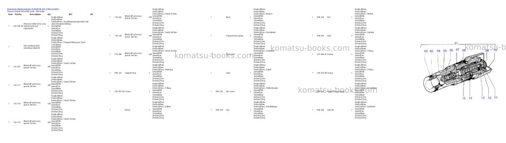 Komatsu pc8000-6e s/n 12061 Parts catalog cover Komatsu pc8000-6e s/n 12061 Parts catalog cover