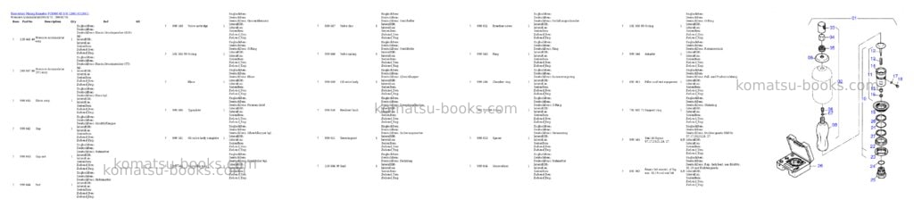 Komatsu pc8000-6e s/n 12061 Parts catalog cover Page 2 Komatsu pc8000-6e s/n 12061 Parts catalog cover Page 2