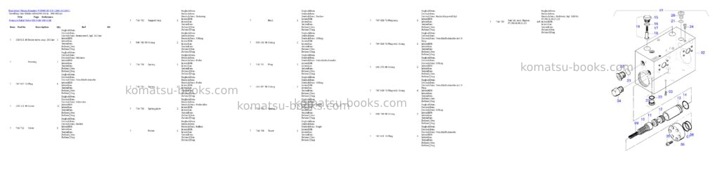 Komatsu pc8000-6e s/n 12061 Parts catalog cover Page 6 Komatsu pc8000-6e s/n 12061 Parts catalog cover Page 6