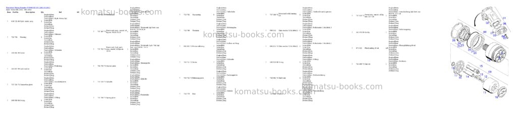 Komatsu pc8000-6e s/n 12061 Parts catalog cover Page 9 Komatsu pc8000-6e s/n 12061 Parts catalog cover Page 9